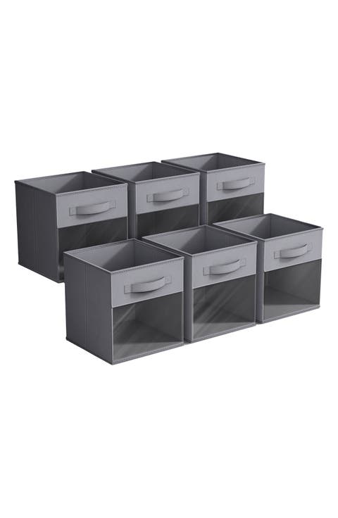 6-Pack Window Storage Cubes