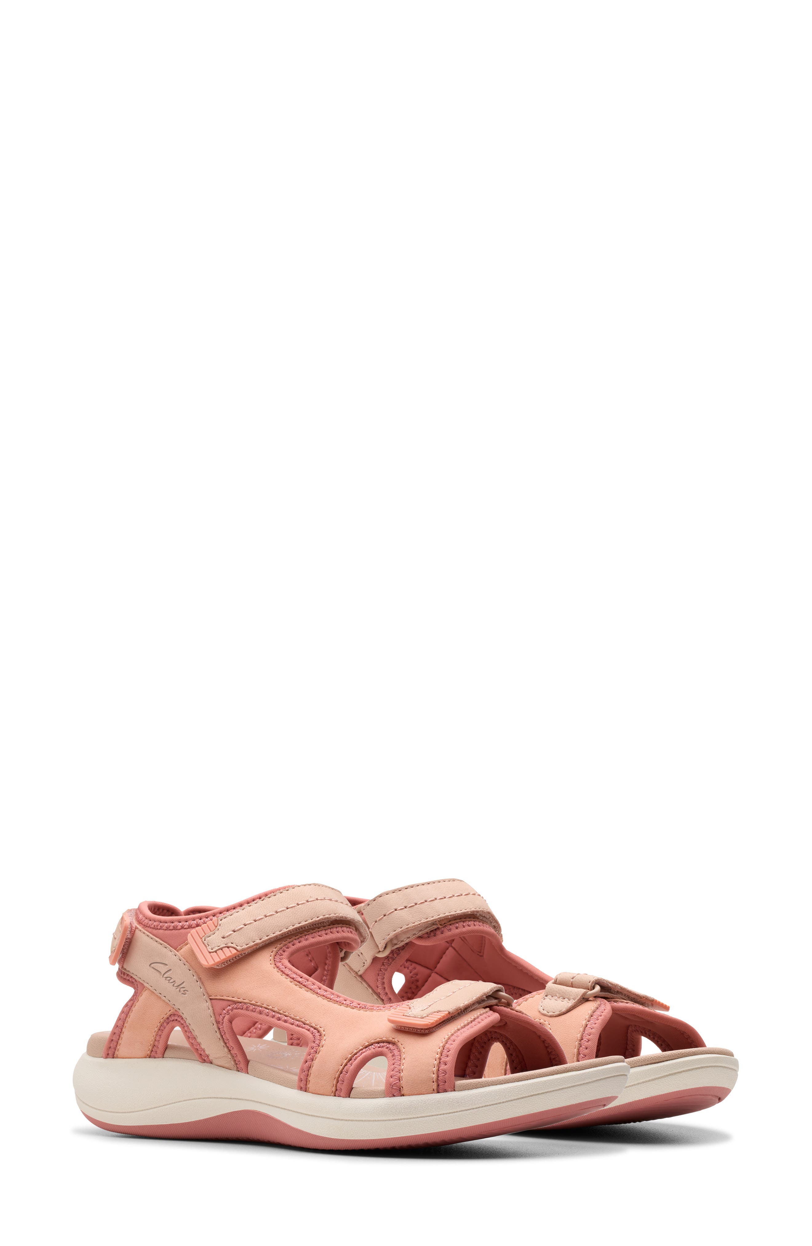 Mira Free Sandal, Alternate, color, PEACH NUBUCK