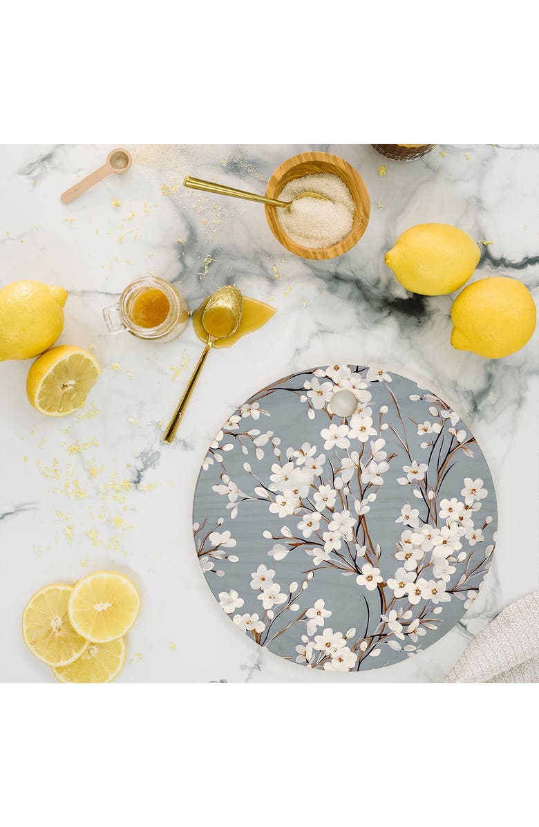 Deny Designs Blossom Flowers Cutting Board, Alternate, color, Multi