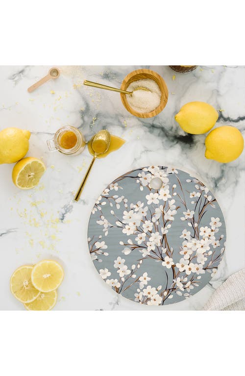 Deny Designs Blossom Flowers Cutting Board In Multi