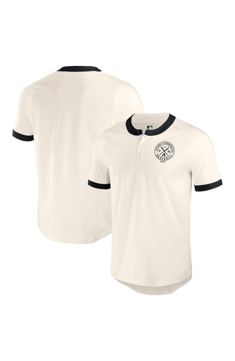 Darius Rucker Collection by Fanatics Men's Darius Rucker Collection by Fanatics White Arizona Diamondbacks Henley Raglan T-Shirt, Alternate, color, White