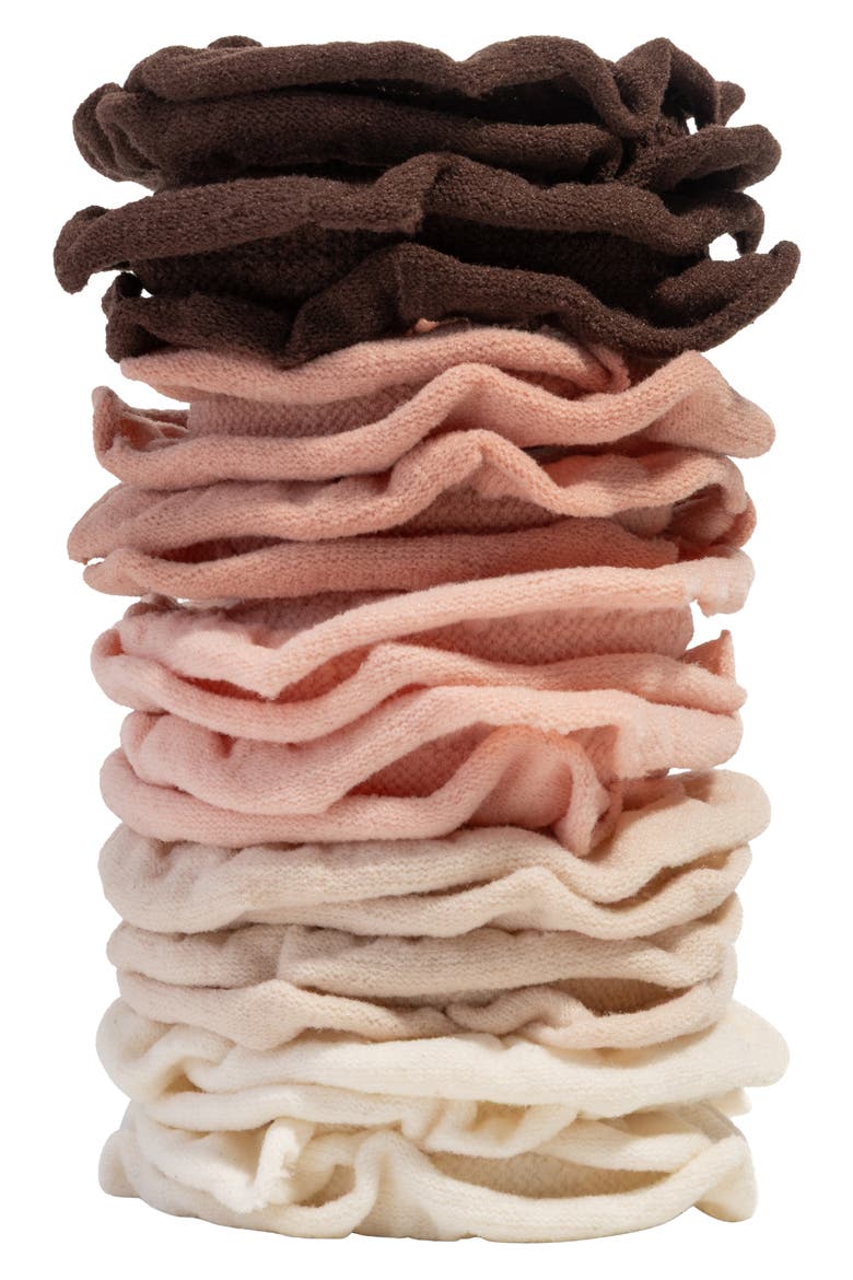 Petal 10-Pack Hair Elastics, Alternate, color, BLUSH