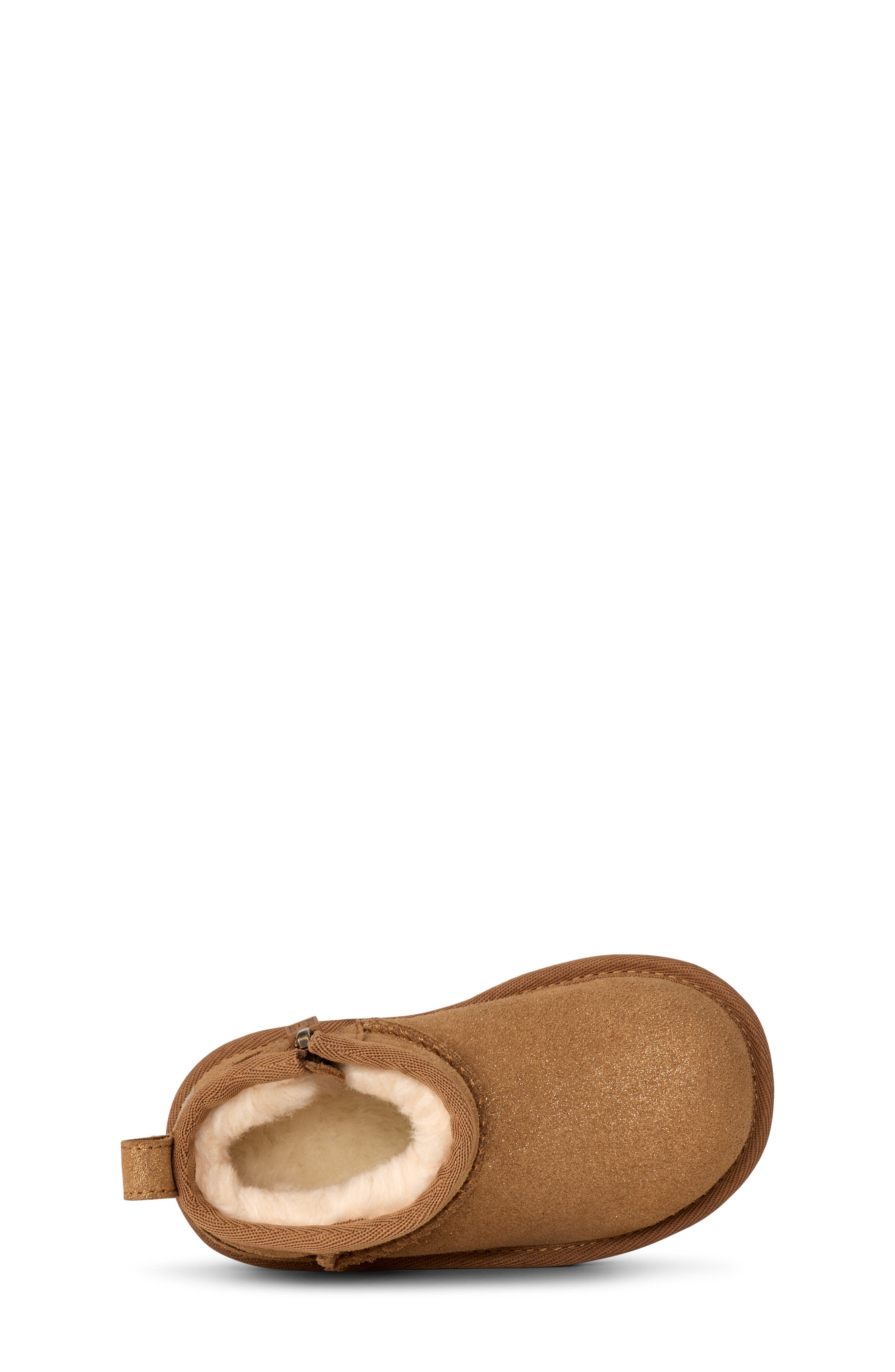 UGG<sup>®</sup> Kids' Classic Ultra Mini Dazzle Boot, Alternate, color, Chestnut