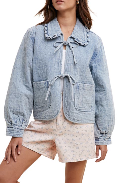 Quilted Denim Jacket