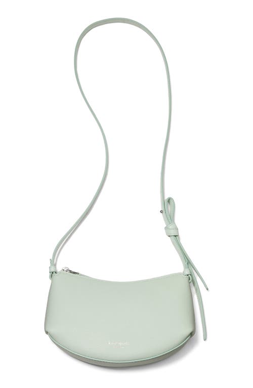 Kate Spade New York Loop Pebble Leather Crossbody Bag In Green