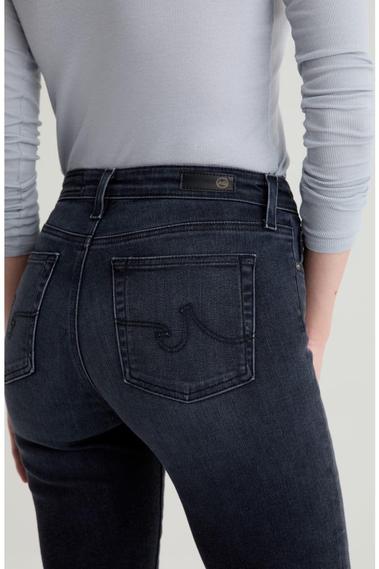 Mari Mid Rise Slim Straight Leg Jeans, Alternate, color, GLITCH