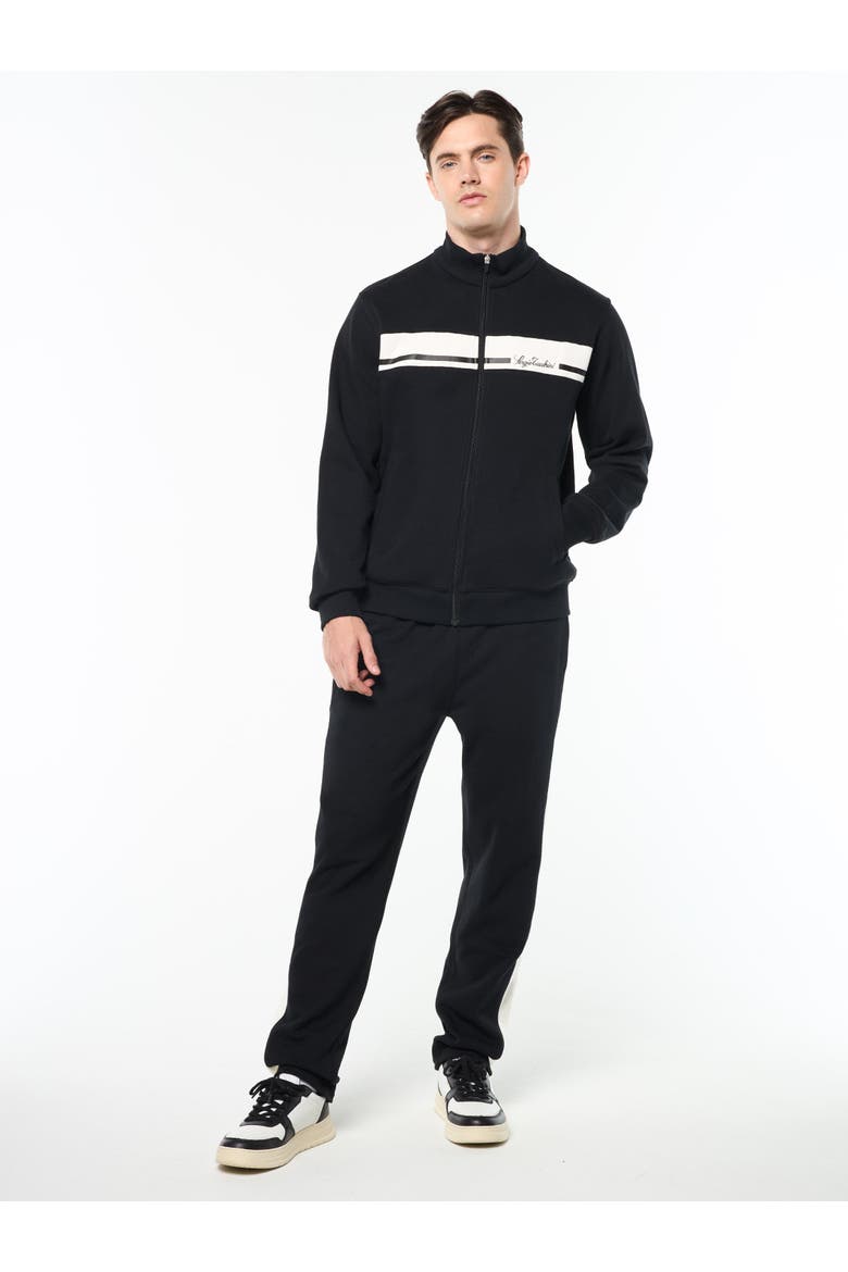 Cursivo Track Jacket, Alternate, color, BLACK BEAUTY