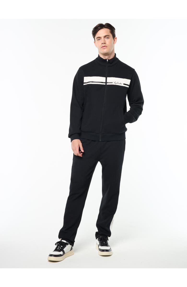 Sergio Tacchini Cursivo Track Jacket, Alternate, color, Black Beauty