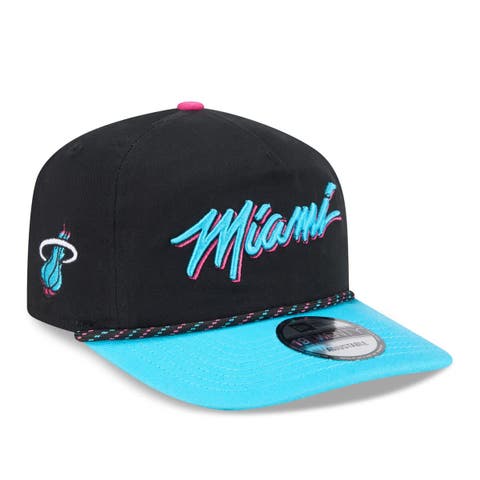 Men's New Era Black/Turquoise Miami Heat 2025/26 City Edition 19TWENTY Adjustable Hat