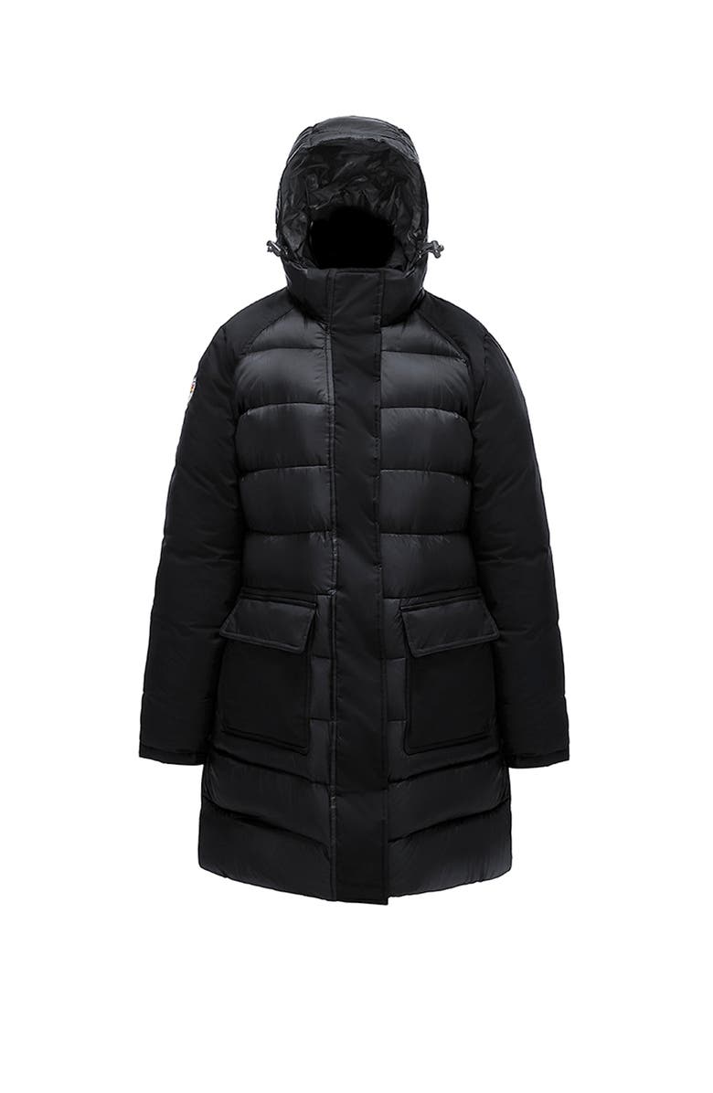 Triple F.A.T. Goose Askya Women's Two-Tone Puffer Down Parka, Alternate, color, Black