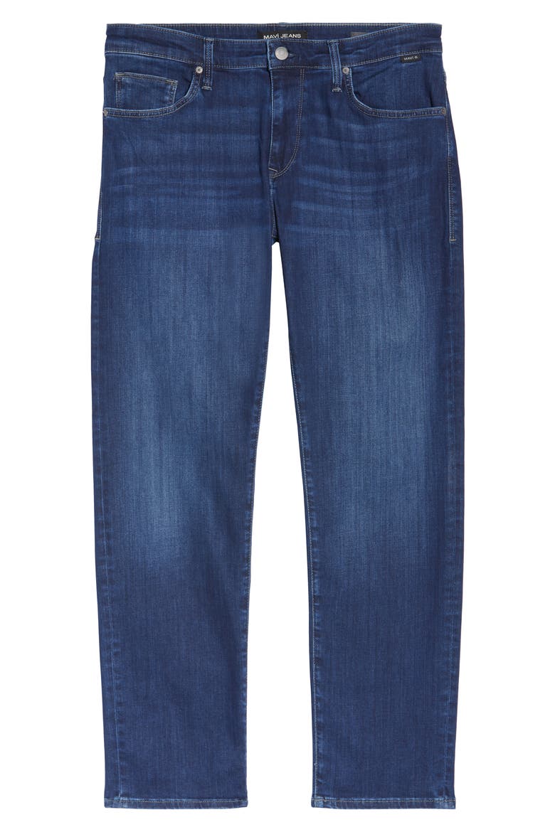 Zach Straight Leg Jeans, Alternate, color, DARK BLUE SUPERMOVE