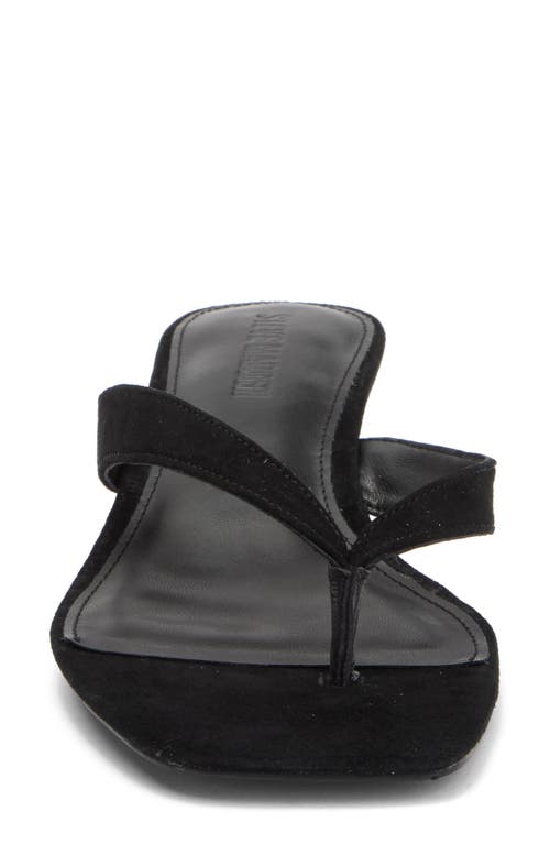 Steve Madden Tracie Flip Flop In Black