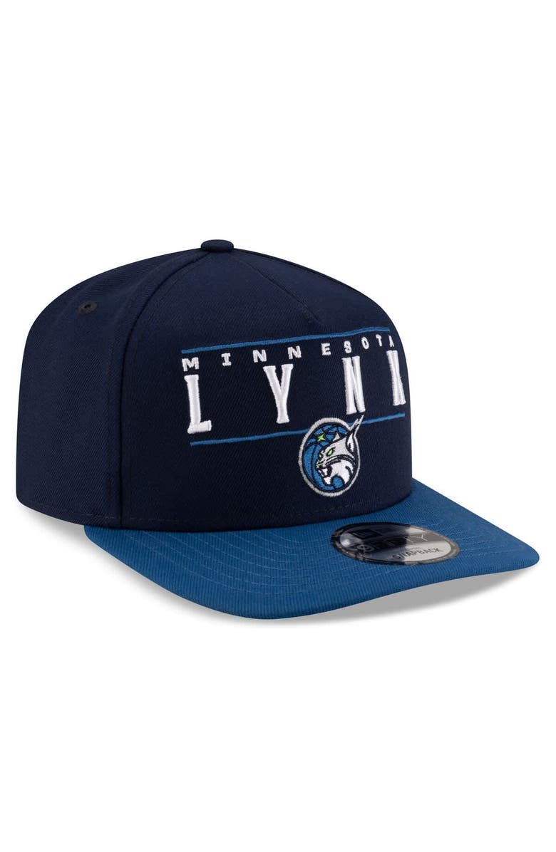 New Era Unisex New Era Navy/Blue Minnesota Lynx 2025 WNBA Draft A-Frame 9FIFTY Snapback Hat, Alternate, color,