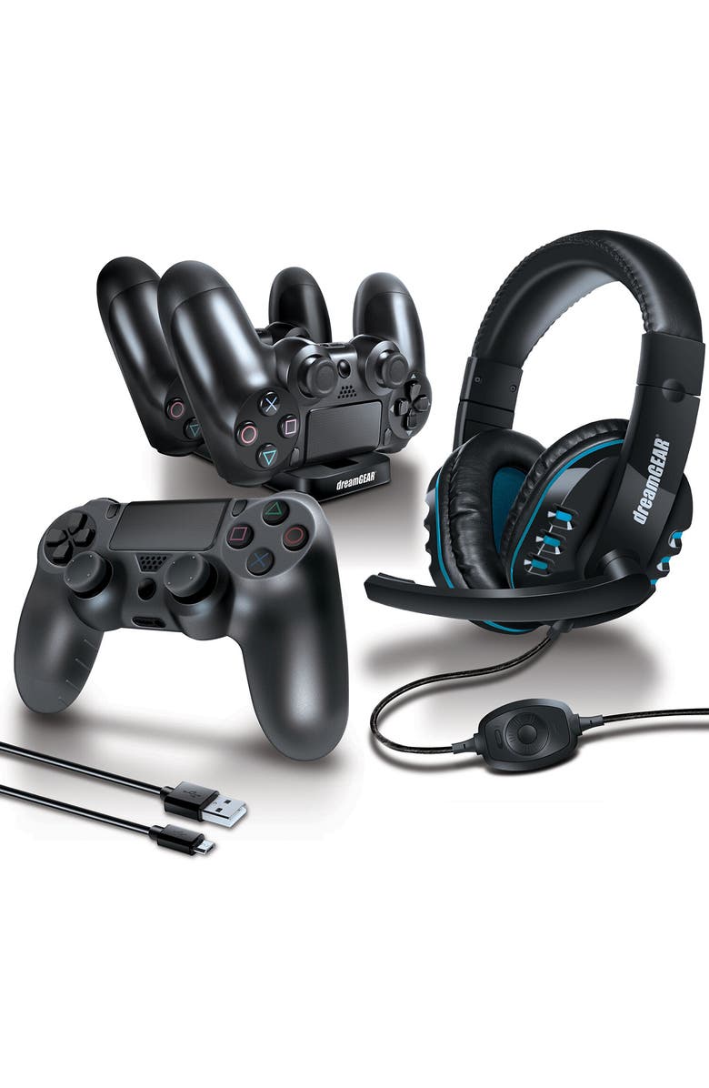 Dreamgear Dgps4-6436 6 In 1 Advanced Game Accessories Kit for Playstation, Main, color, Multicolor