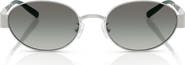 Tory Burch 54mm Oval Sunglasses