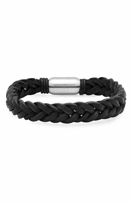 Men's Braided Leather Bracelet
