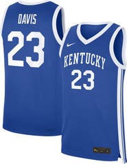 Nike Men's Nike Anthony Davis Royal Kentucky Wildcats Road Replica Basketball Jersey