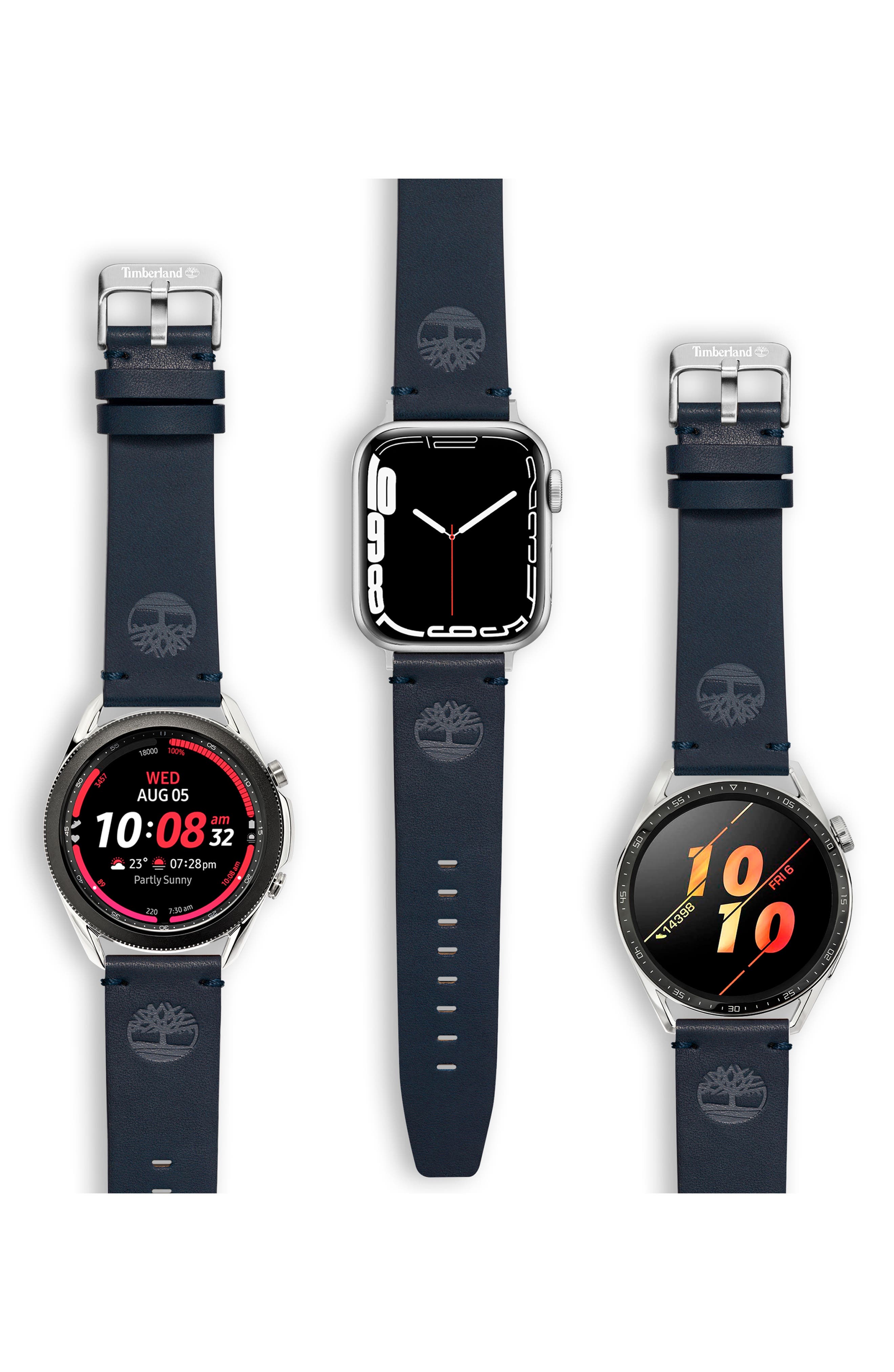 Timberland Leather 22mm Smart Watch Watchband