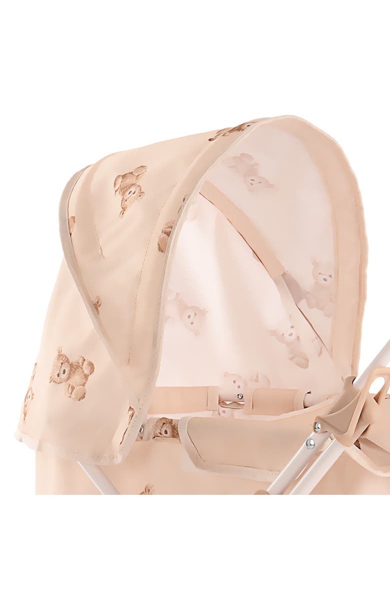 Roma Prams Teddy My First Doll Pram, Beige & Bear, Convertible 2 In 1, Kids 2+, Alternate, color, Beige