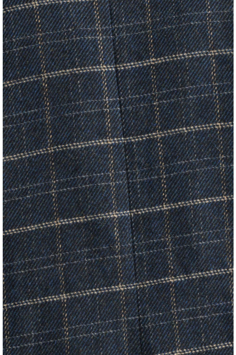 Plaid Coat, Alternate, color, BLUE STONE MULTI