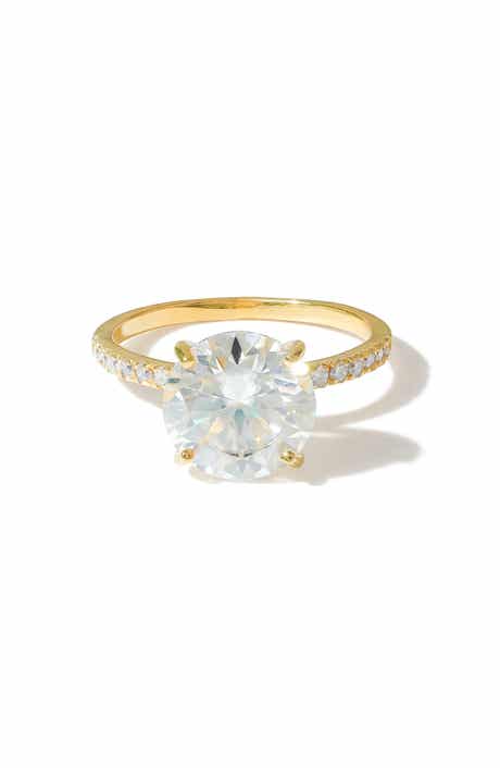 Lab Created Moissanite Ring
