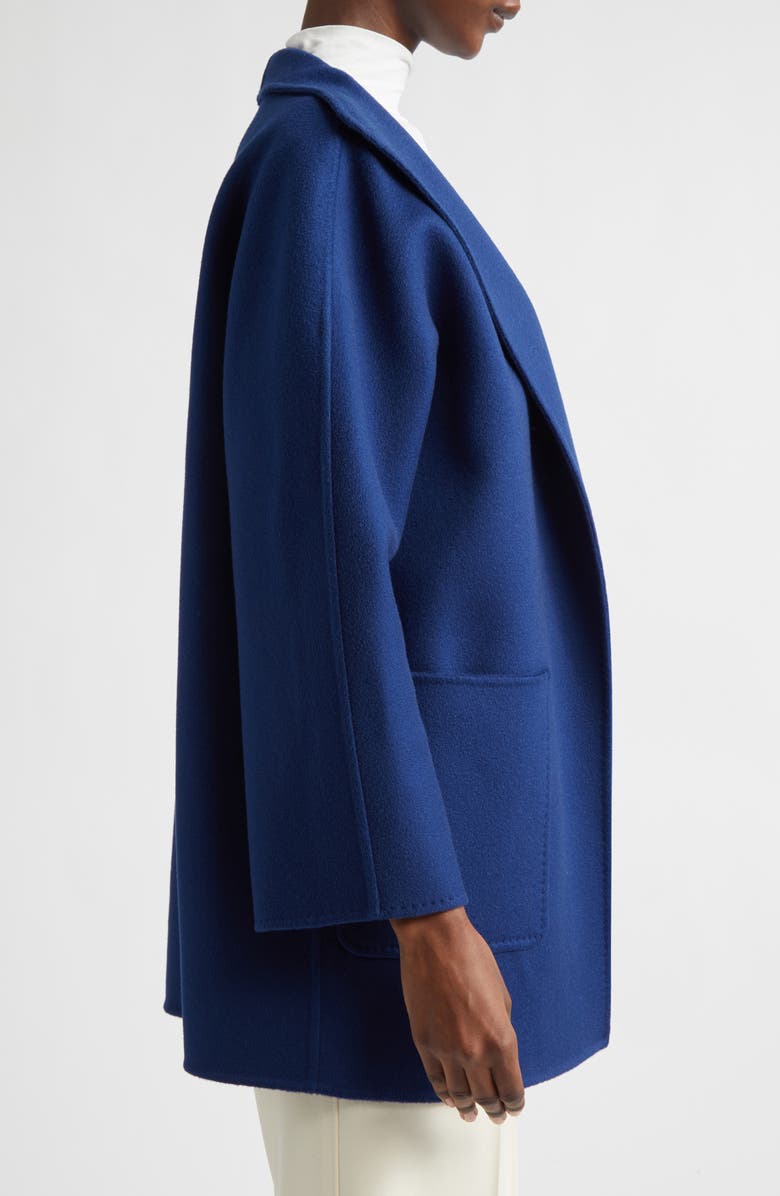 Max Mara Edile Cashmere Double Face Wrap Coat, Alternate, color, China Blue