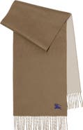Burberry Reversible EKD Embroidered Cashmere Scarf
