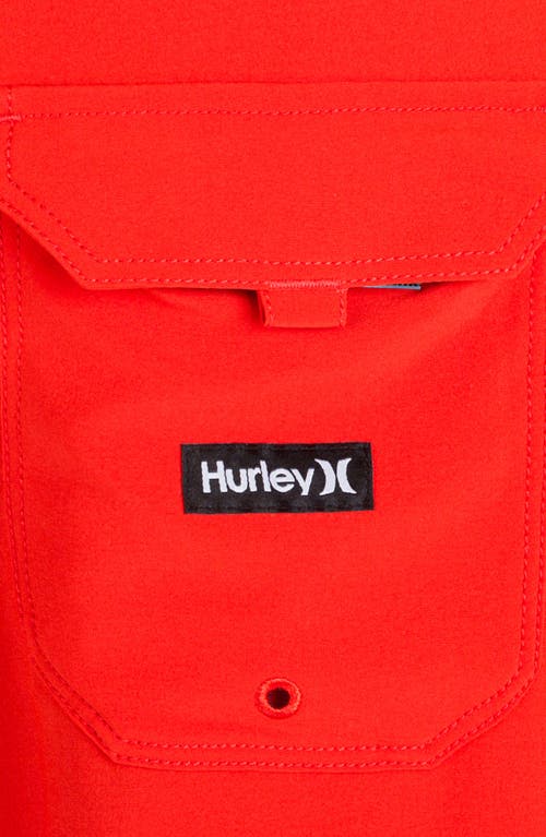 Hurley Block Party Board Shorts In Habanero