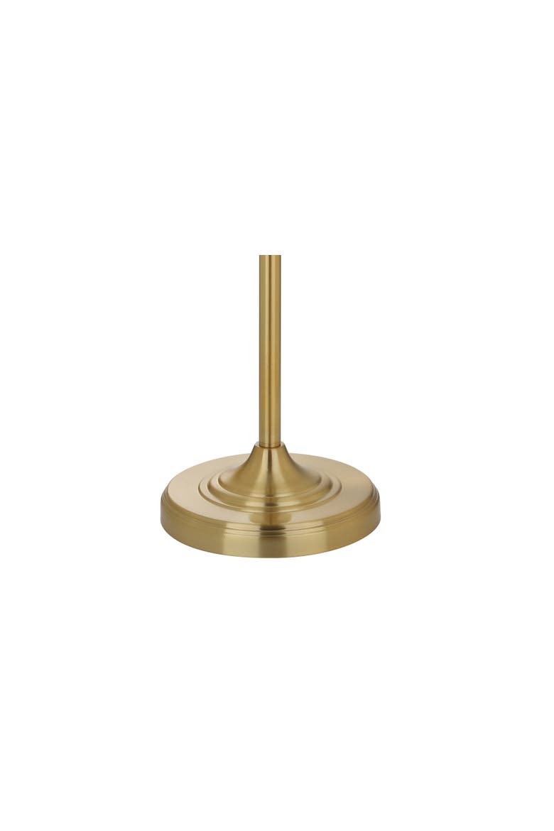 Evelyn Crystal / Metal LED Floor Lamp, Alternate, color, Brass Gold/Clear