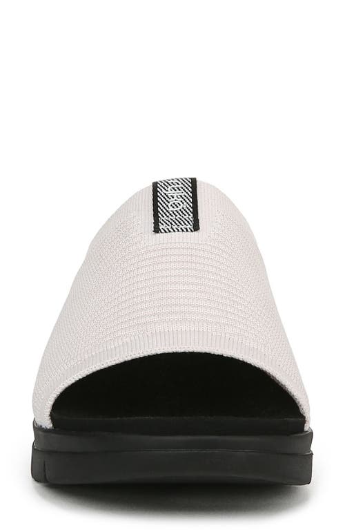 Ryka Rykä Epic Slide Sandal In White Alyssum