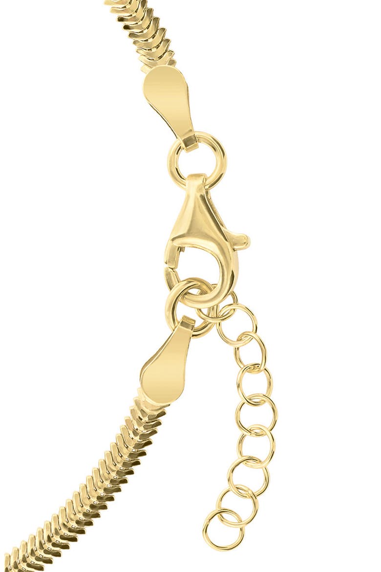 Herringbone Cubic Zirconia Bracelet, Alternate, color, GOLD
