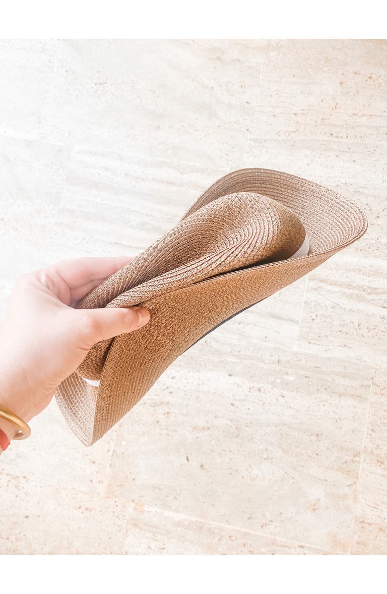 Lastelier Portofino straw hat, Alternate, color, Natural