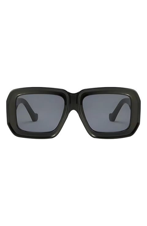 Brooke 52mm Polarized Square Sunglasses