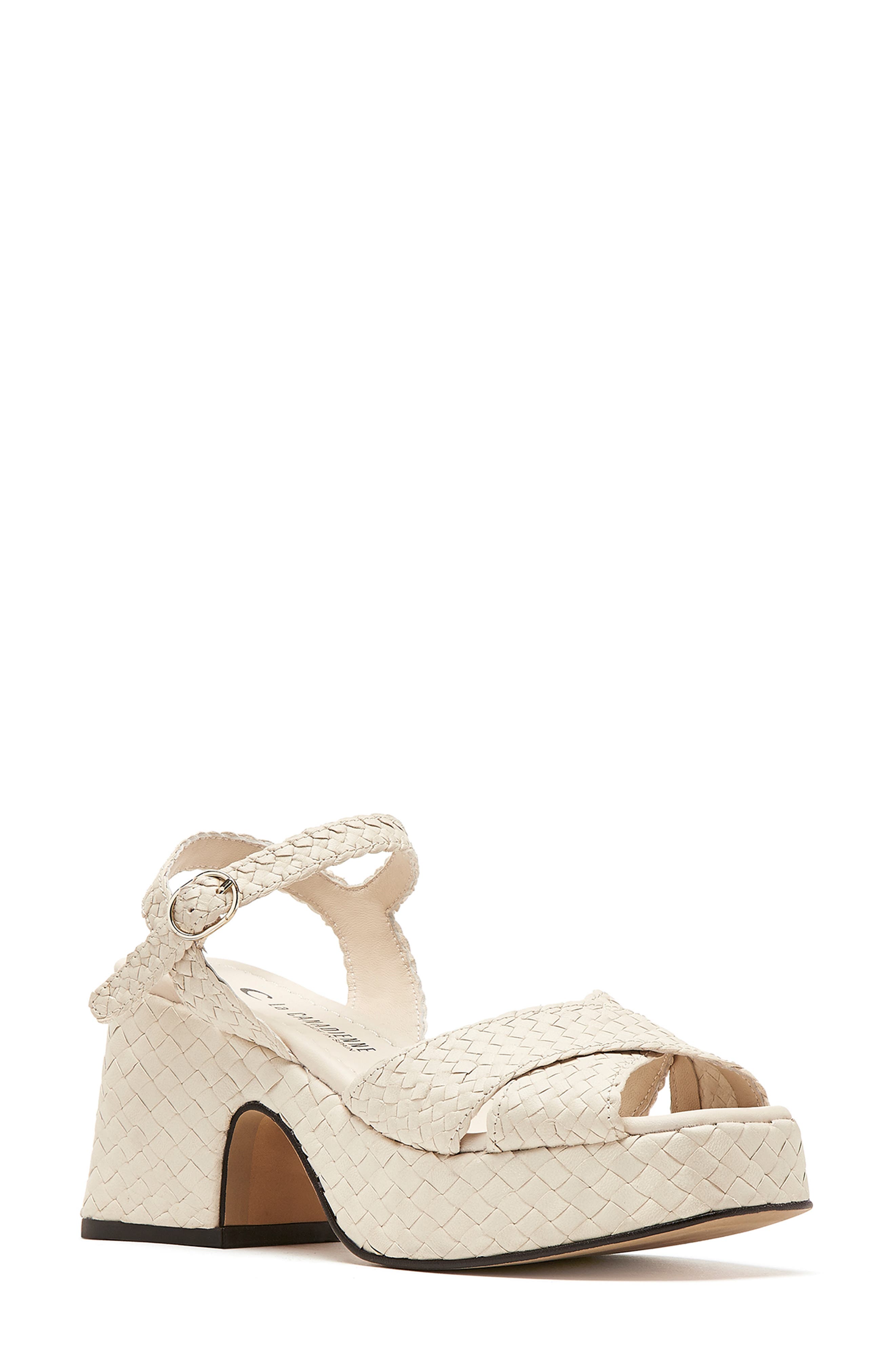La Canadienne Pico Ankle Strap Platform Sandal, Main, color, 