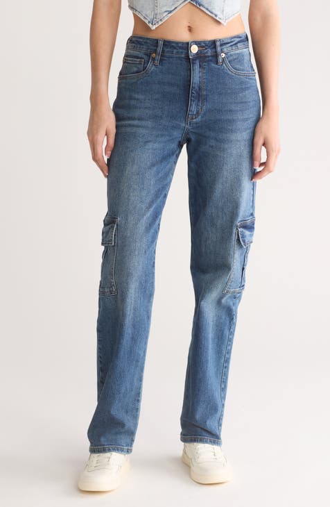 Allison Ultra High Rise Baggy Cargo Jeans