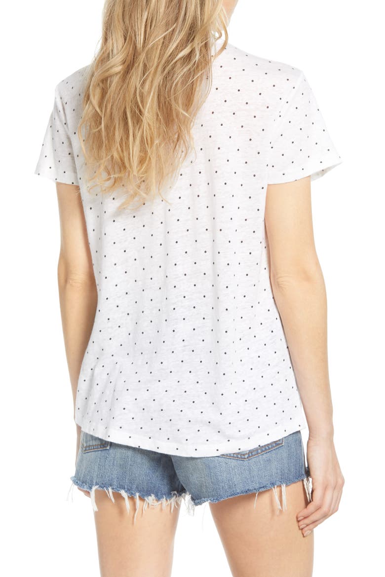 Luna Tee, Alternate, color, BLACK MINI DOTS