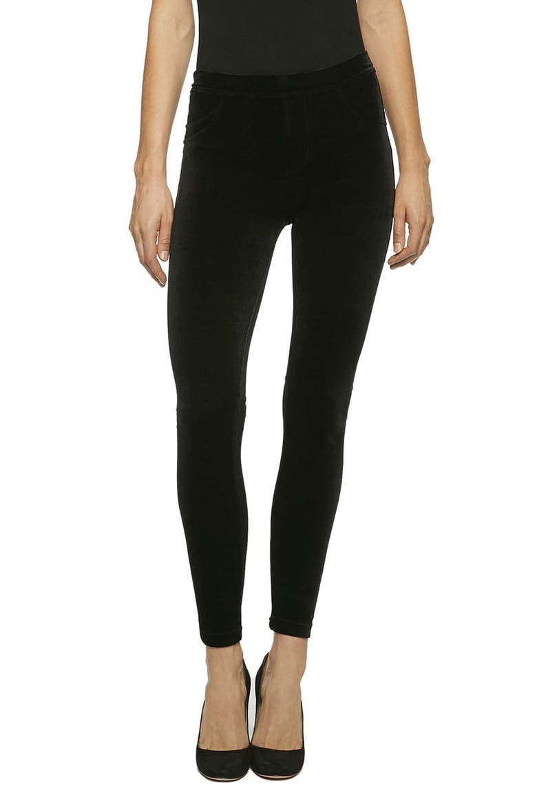 Grease Leggings, Alternate, color, SOLID BLACK VELVET