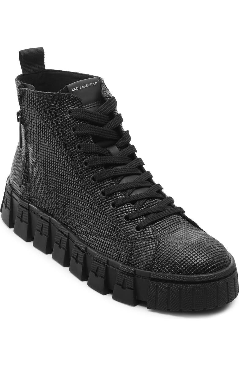 KARL LAGERFELD PARIS Zip Sneaker, Main, color,