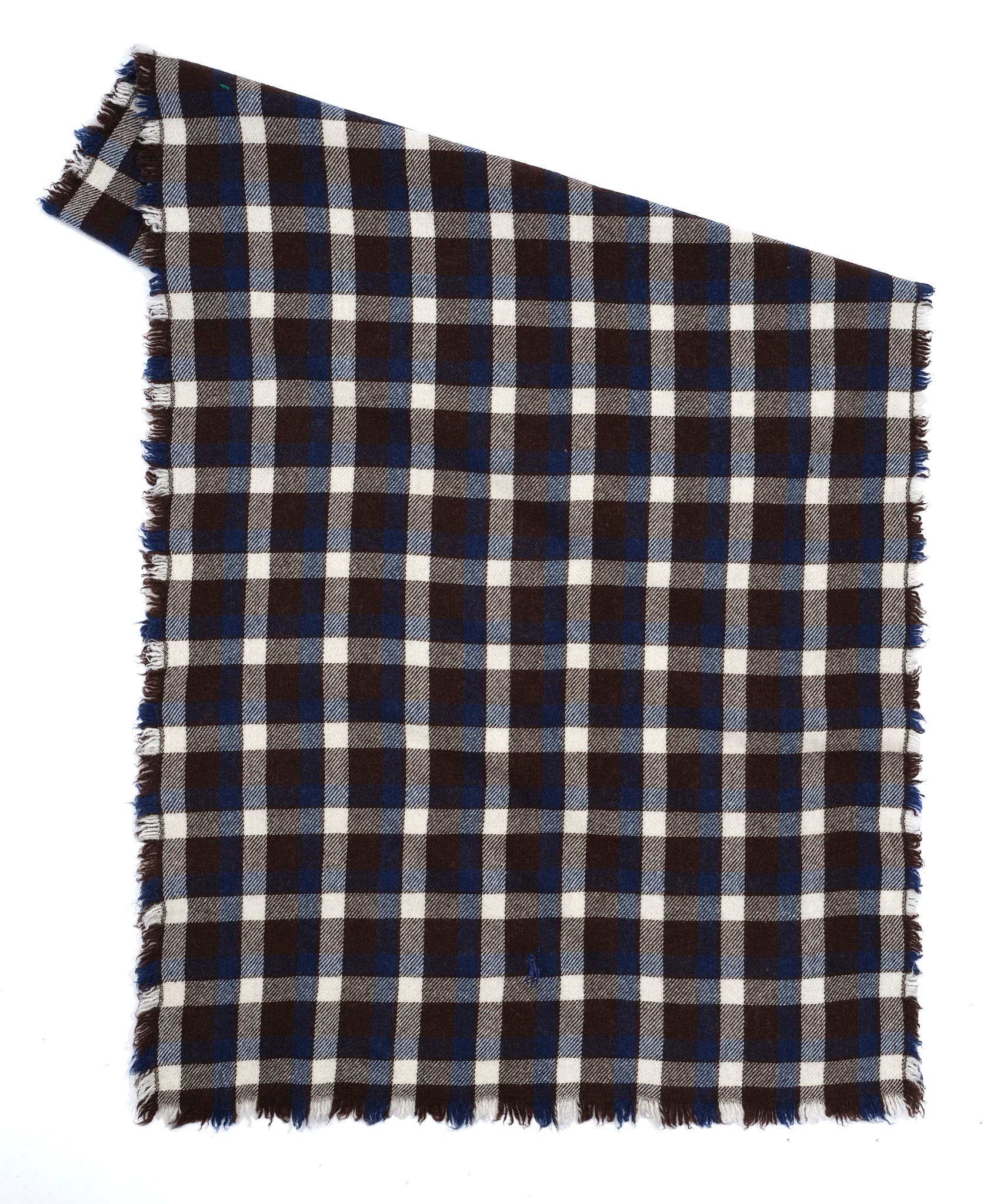 selected Brown/ Blue Plaid