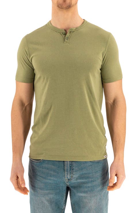 Short Sleeve Henley