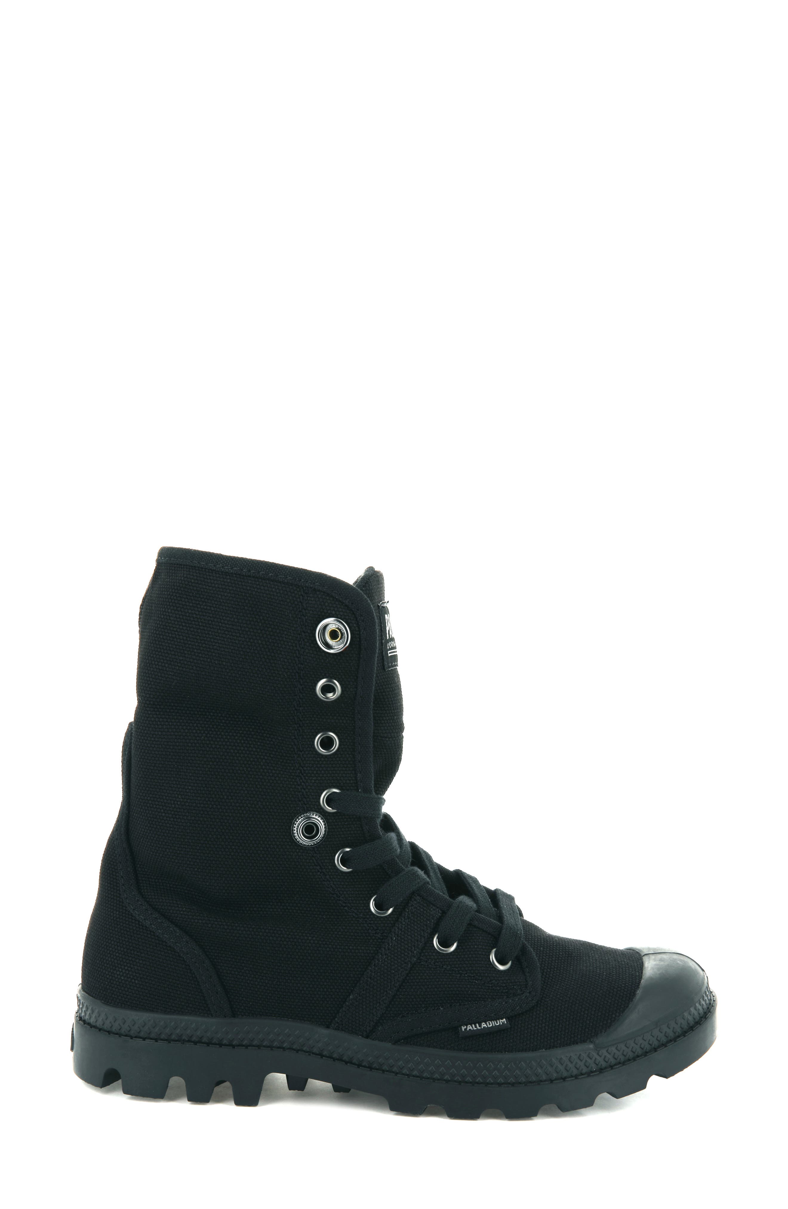Pallabrouse Cuff Bootie, Alternate, color, BLACK/ BLACK