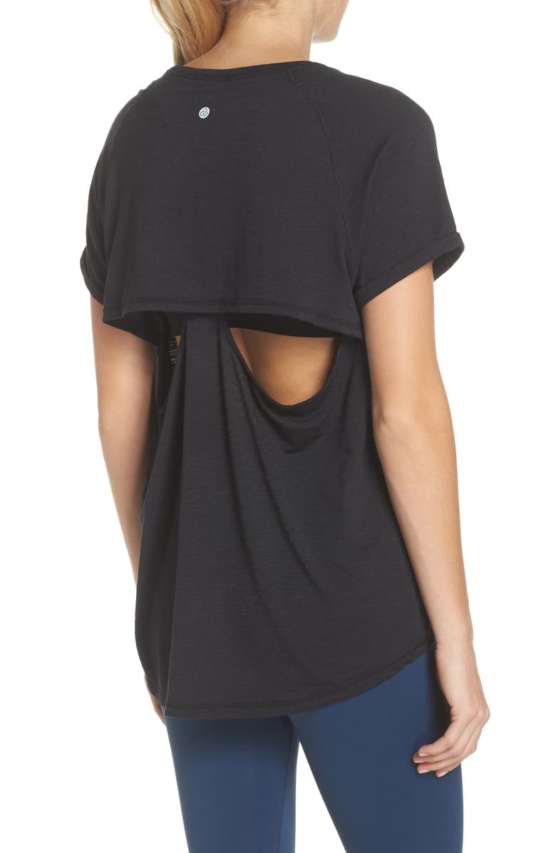 Zella Back It Up Slub Tee, Alternate, color, 
