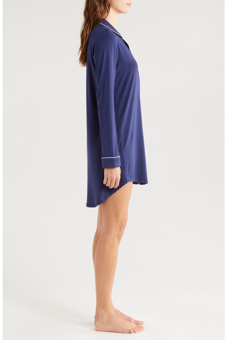 Moonlight Eco Nightshirt, Alternate, color, NAVY PEACOAT