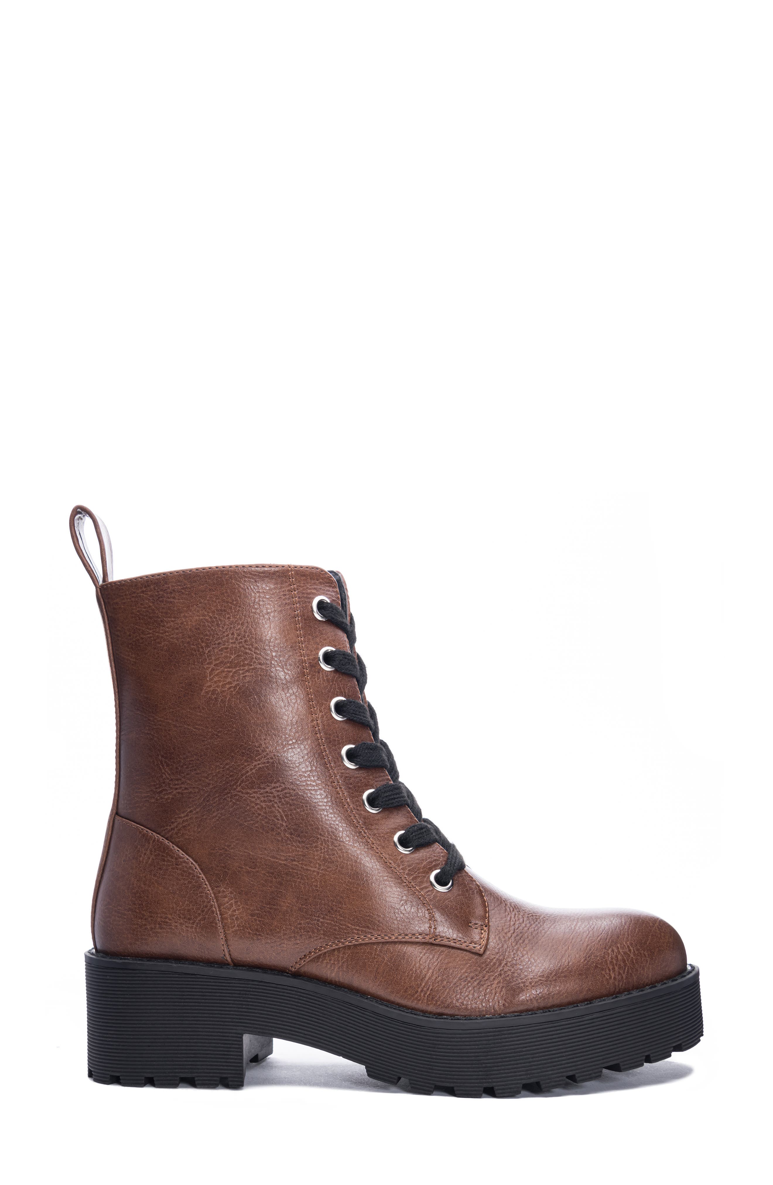 Mazzy Lace-Up Boot, Alternate, color, BROWN SMOOTH