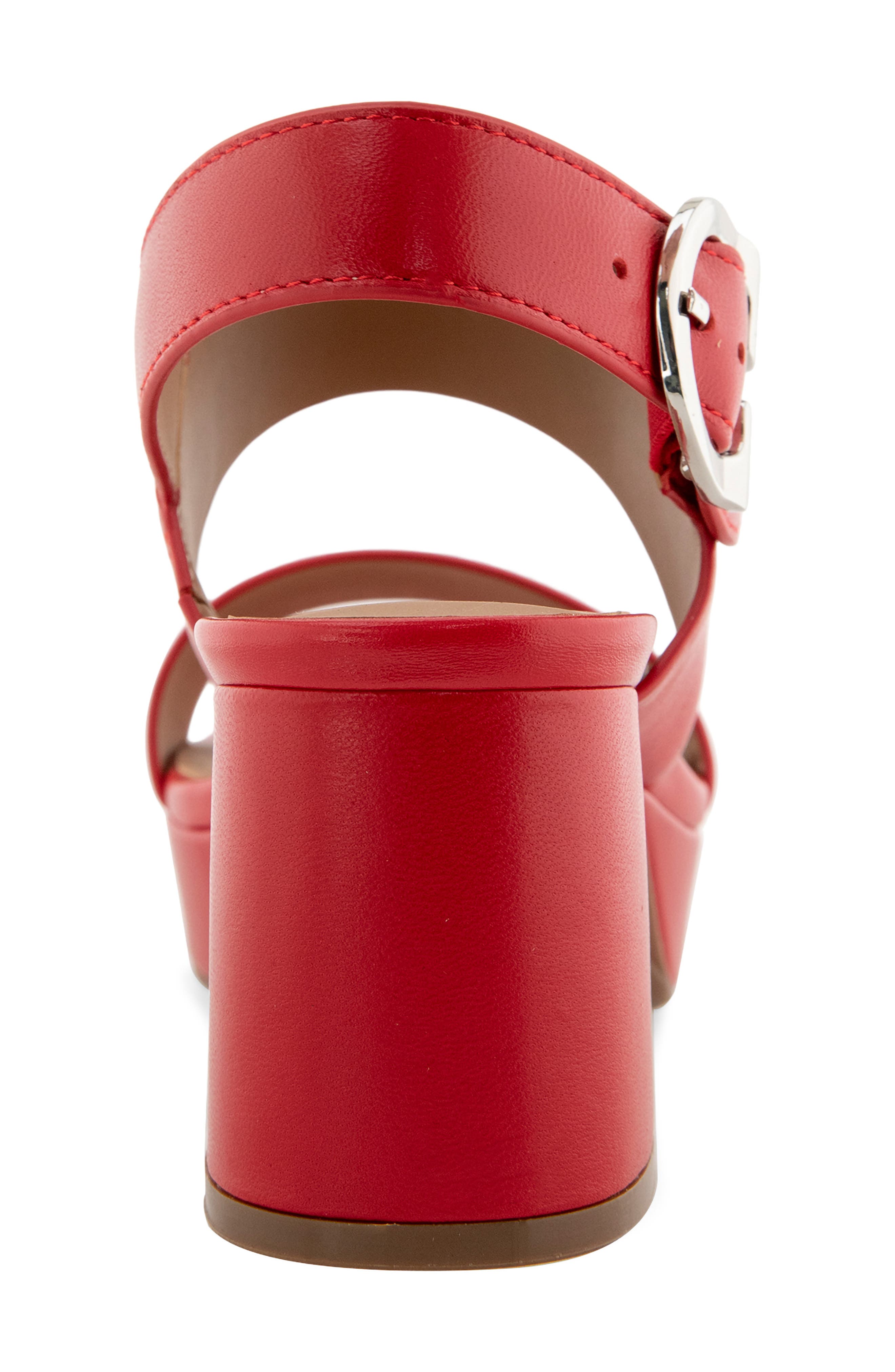 Aerosoles Prym Slingback Platform Sandal, Alternate, color, Racing Red