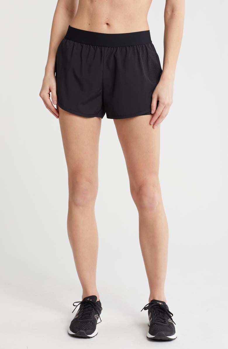 KYODAN Perforated Side Two-in-One Running Shorts, Main, color,