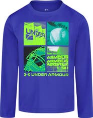 Under Armour Kids' Baseball Graphic Performance Long Sleeve T-Shirt