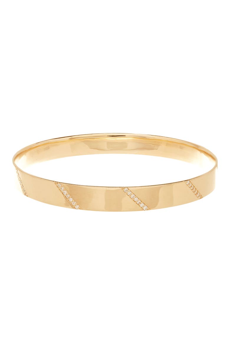 Vanity Pavé Diamond Bracelet, Main, color, 14KYG/ DIAMOND