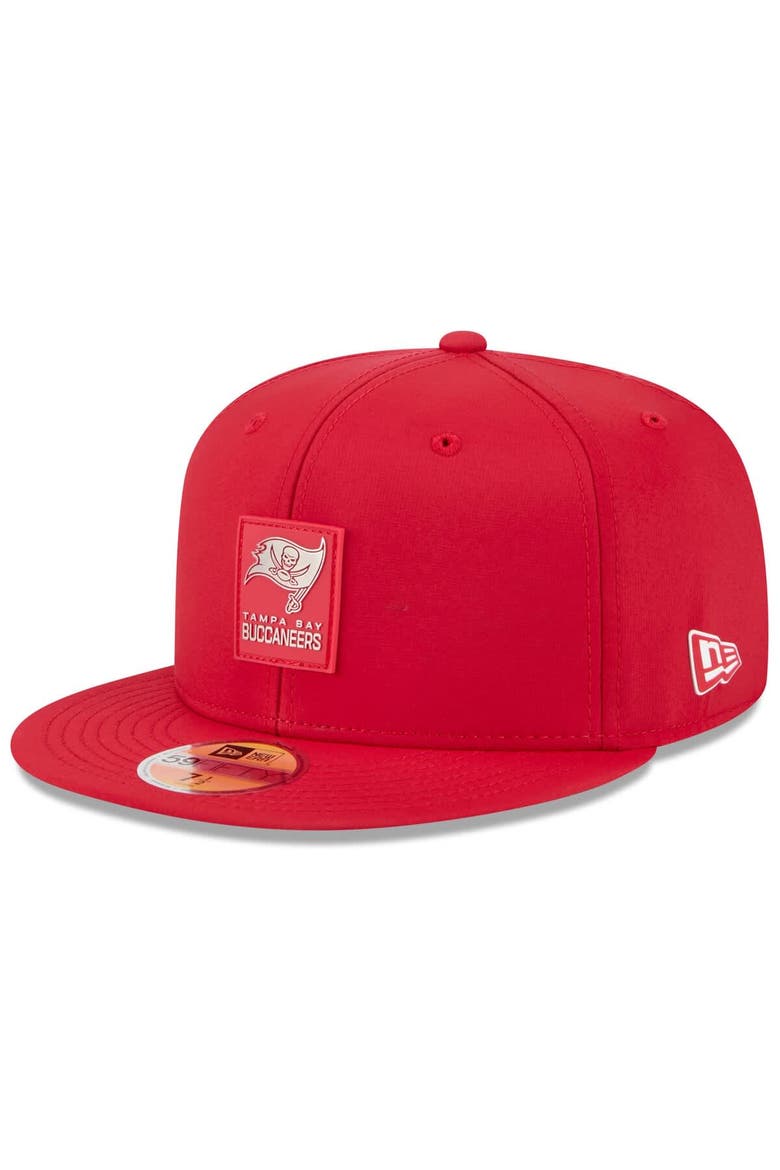 Men's New Era Red Tampa Bay Buccaneers 2025 Sideline  59FIFTY Fitted Hat, Alternate, color, Red