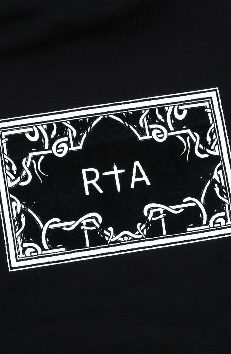 RtA Jordan Black Stamp Logo Hoodie, Alternate, color, Black Stamp Logo
